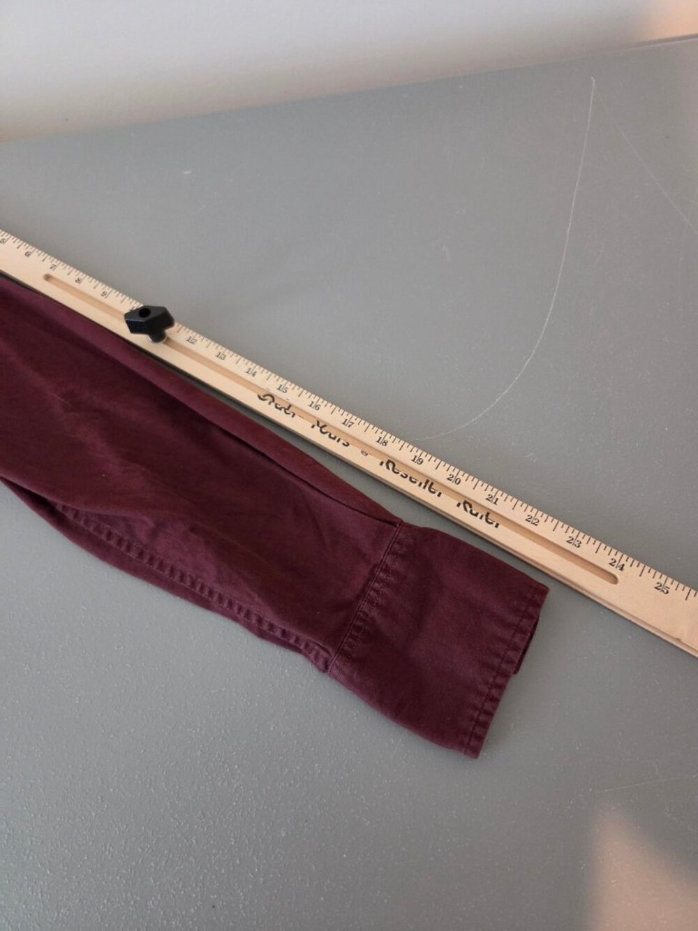 Carhartt Womens S Burgundy Pearl Snap Western Shirt Workwear Cowgirl Ranch Y2K - Picture 6 of 8